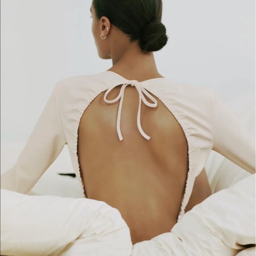 NWT Zara Open Back Bodysuit